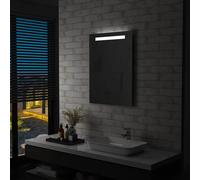vidaXL Specchio da Parete a LED per Bagno 60x80 cm