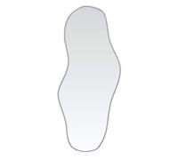vidaXL Specchio da Parete Argento 100x45 cm