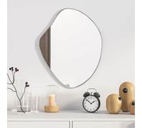 vidaXL Specchio da Parete Argento 50x40 cm