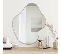 vidaXL Specchio da Parete Argento 60x50 cm