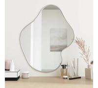 vidaXL Specchio da Parete Argento 60x50 cm