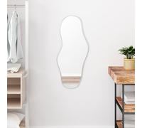 vidaXL Specchio da Parete Argento 80x35 cm