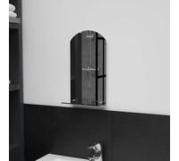 vidaXL Specchio da Parete con Mensola 20x40 cm in Vetro Temperato