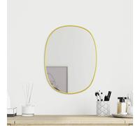 vidaXL Specchio da Parete Dorato 40x30 cm