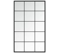 VIDAXL - Specchio Da Parete Nero 100x60 Cm Metallo