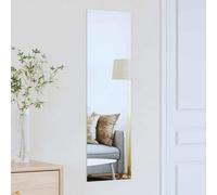 vidaXL Specchio da parete Rettangolare 30 x 100 cm vetro temperato