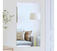 vidaXL Specchio da parete Rettangolare 50 x 80 cm vetro temperato