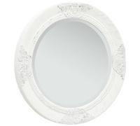 VIDAXL - Specchio Da Parete Stile Barocco 50 Cm Bianco