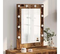 vidaXL Specchio da Toeletta Legno vecchio Legno massello 70 x 50 x 18 cm