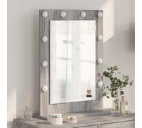 Specchio da Vanità Grigio Sonoma 70 x 50 x 18 cm Rettangolare