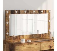 vidaXL Specchio da Vanità Legno vecchio 100 x 55 x 18 cm Rettangolare