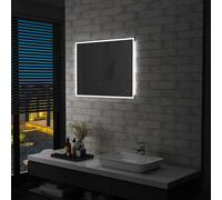 vidaXL Specchio LED da Bagno con Sensore Tattile 80x60 cm