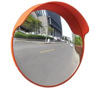 vidaXL Specchio per Traffico Convesso Plastica PC Arancione 45 cm