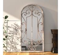 vidaXL Specchio Sabbia 100x45 cm Ferro per Uso Interno