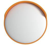 vidaXL Specchio per Traffico Convesso Arancione Ø30cm in Policarbonato