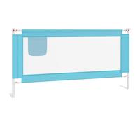 vidaXL Sponda Letto di Sicurezza per Bambini Blu 180x25 cm in Tessuto