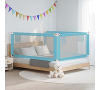 vidaXL Sponda Letto di Sicurezza per Bambini Blu 190x25 cm in Tessuto