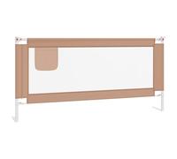 vidaXL Sponda letto di sicurezza per bambini Talpa 190x25 cm in tessuto