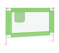 vidaXL Sponda Letto di Sicurezza per Bambini Verde 90x25 cm in Tessuto
