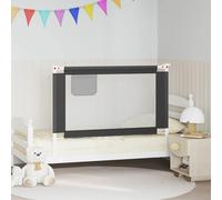vidaXL Sponda Letto Sicurezza Bambini Grigio Scuro 120x25 cm Tessuto