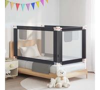 vidaXL Sponda Letto Sicurezza Bambini Grigio Scuro 140x25 cm Tessuto