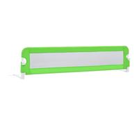 vidaXL Sponde Letto di Sicurezza Bambini Verde 180x42cm Poliestere