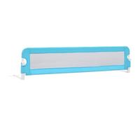 vidaXL Sponde Letto di Sicurezza per Bambini Blu 180x42cm Poliestere
