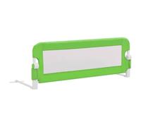 vidaXL Sponde Letto di Sicurezza Bambini Verde 120x42cm Poliestere