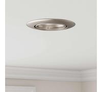 vidaXL Spotlight 12 pz Argento 9 x 9 x 2.5 cm Metallo