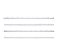 vidaXL Spuntoni da Parete 4 pz 1 m in Acciaio Zincato