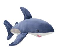 vidaXL Squalo in peluche 200 cm blu e bianco animale Doudous giocattolo per bambini