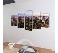 Stampa su Tela Vista Aerea Skyline New York 200x100 cm