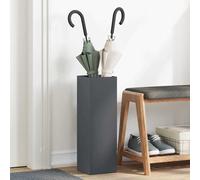 vidaXL Portaombrelli Antracite Metallo Standard Portaombrelli