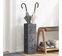 vidaXL Stand per Ombrelli da Pioggia Antracite 15,5 x 15,5 x 49 cm