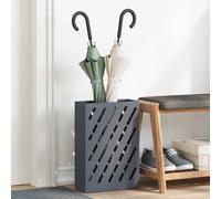 vidaXL Stand per Ombrelli da Pioggia Antracite 28 x 12 x 41 cm Acciaio