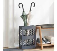 vidaXL Stand per Ombrelli da Pioggia Antracite 28 x 12 x 41 cm Acciaio