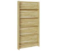 vidaXL Supporto per Piante da Giardino a 5 Livelli 90x15x180 cm Legno Impregnato di Pino