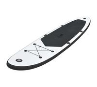 vidaXL Stand Up Paddle Board gonfiabile Set bianco e nero