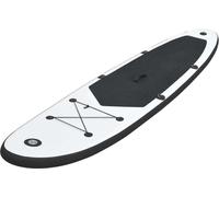 vidaXL Stand Up Paddle Board gonfiabile Set bianco e nero