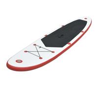 vidaXL Stand Up Paddle Surfboard SUP gonfiabile rosso e bianco