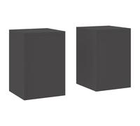 vidaXL Set di 2 piante metalliche in acciaio laminato a freddo durevole, eleganti piante esterne, moderna forma cubica, ideale per decorazioni da giardino, 24 cm x 35 vasi, giardinaggio contemporaneo