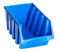 vidaXL Contenitori Impilabili 14 pz Blu in Plastica