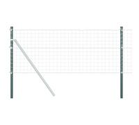 vidaXL Stazioni di Recinzione per Esterni Verde 80cm in Acciaio Zincato, Protezione UV, Resistenti alla Ruggine, Facili da Installare, Versatili per Giardini e Patii, Durevoli in Tutte Le Condizioni