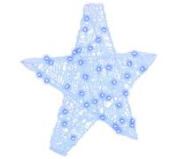 vidaXL Stella 3D con 50 LED Blu 55 x 53.5 x 10 cm Acrilico