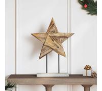 vidaXL Stella di Natale LED Marrone 43,5 x 13,5 x 59 cm