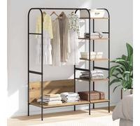 vidaXL Stendibiancheria Beige 120 x 44 x 160 cm Legno multistrato