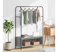 vidaXL Stendibiancheria Grigio 100 x 44 x 160 cm Legno multistrato