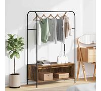 vidaXL Stendibiancheria Marrone 100 x 44 x 160 cm Legno multistrato