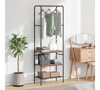 vidaXL Stendibiancheria Rovere artigianale 60 x 30 x 171 cm