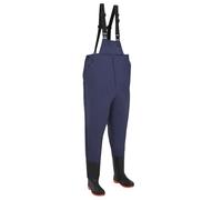 vidaXL Stivali da pesca con pantaloni Taglia 43 Blu
